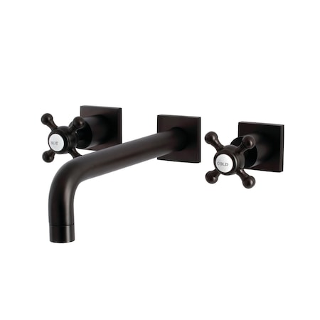 Kingston Brass KS6025BX Wall Mount Tub Faucet, Oil Rubbed Bronze KS6025BX